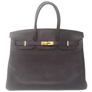 Hermes Birkin 35cm Dark Purple Bag