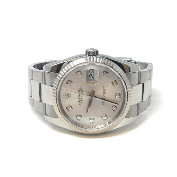 ROLEX DATEJUST DIAMOND & STEEL DIAL 116234 SDO - The Jewels of Beverly Hills