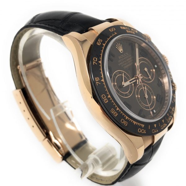 ROLEX DAYTONA ROSE GOLD CHOCOLATE DIAL 116515 LNBR - The Jewels of Beverly Hills