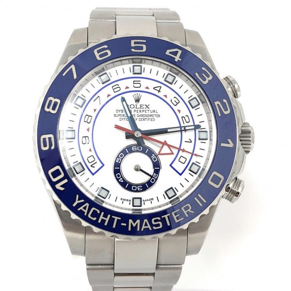 ROLEX YACHT MASTER II STAINLESS STEEL 116680 - The Jewels of Beverly Hills