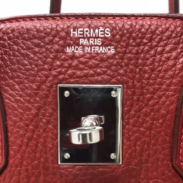 Hermes Birkin 35CM Red Togo - The Jewels of Beverly Hills
