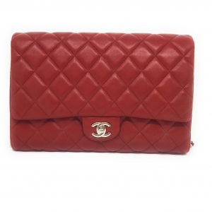 CHANEL RED CLUTCH