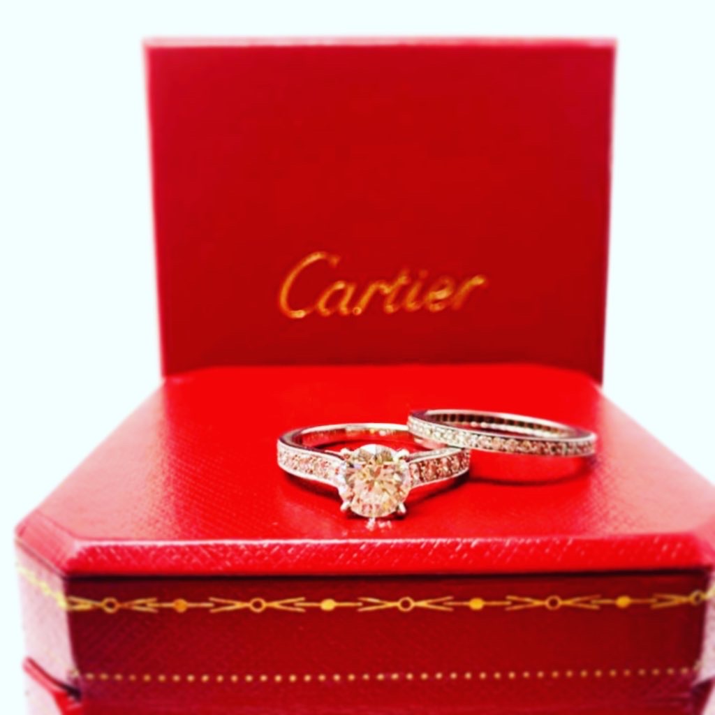Cartier Engagement Ring Set Upper Luxury