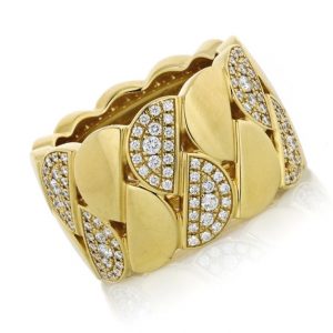 Cartier La Dona Yellow Gold and Diamond Ring